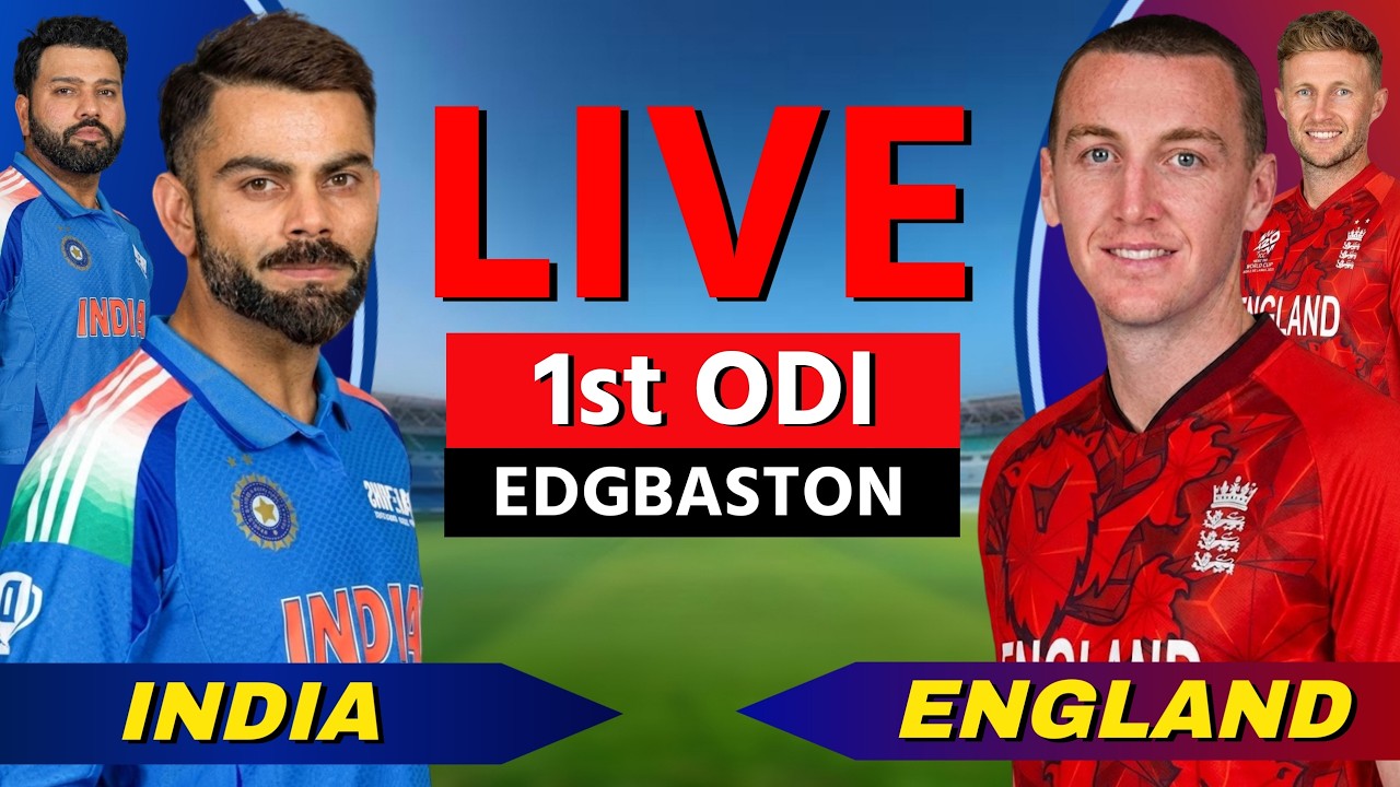 🔴 Live: IND vs ENG, 1st ODI Live Commentary | Cricket Live Match Today Scores, India vs England