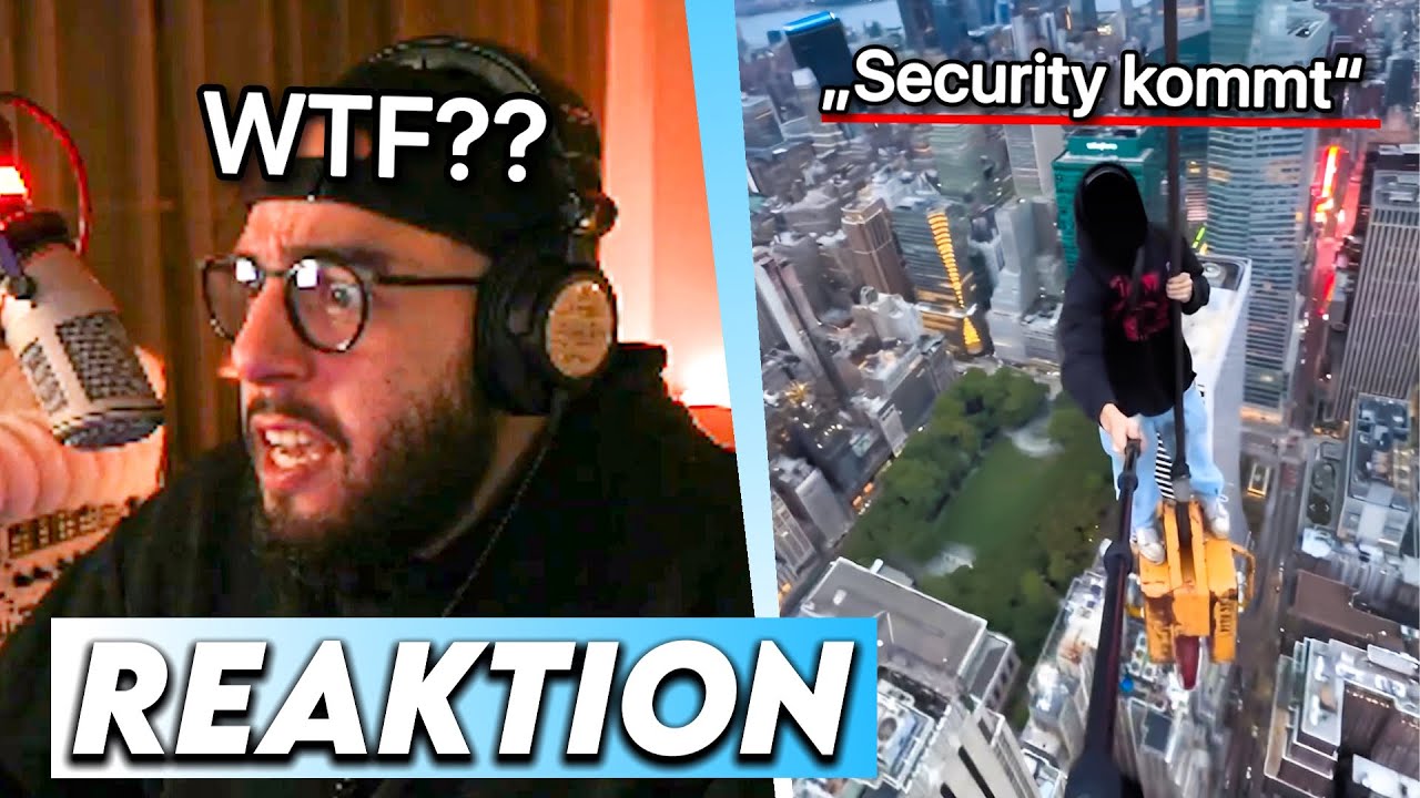 Sie klettern Illegal auf den gr&ouml;&szlig;ten Kran in New York... 😳