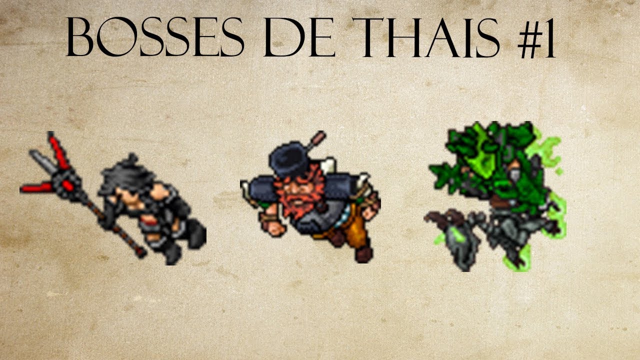 Tibia - Boss : Forgotten Knowledge #1 (Bosses de Thais)