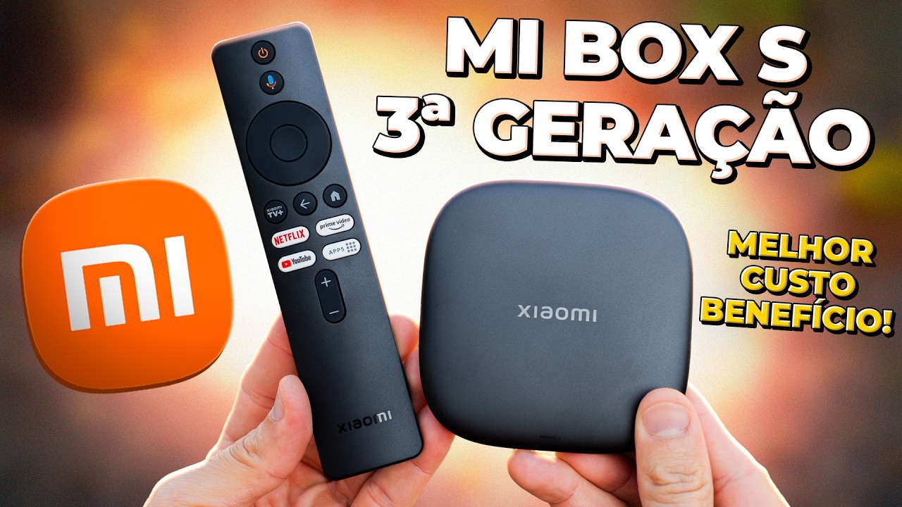 TRANSFORMA QUALQUER TV EM SMART? E RODA JOGOS? Testamos a Mi TV Box 3ª Geração