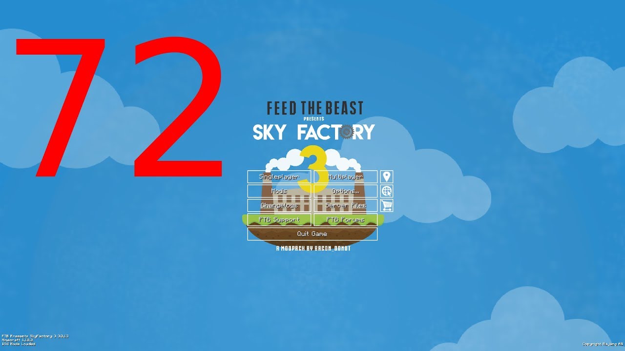 This is the END... Spass!  nur das Portal| 72 | Skyfactory 3 (Minecraft Modded Sky Block)