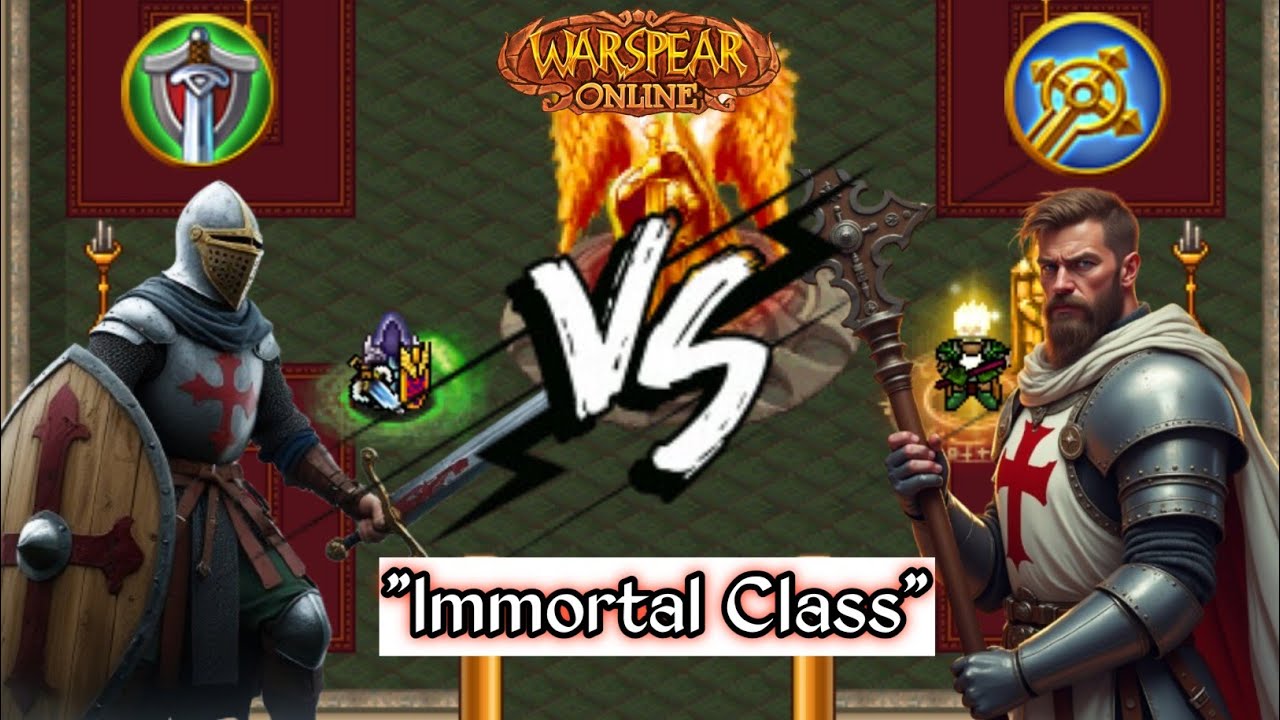Warspear Online - Fun Match "Warden vs Templar"
