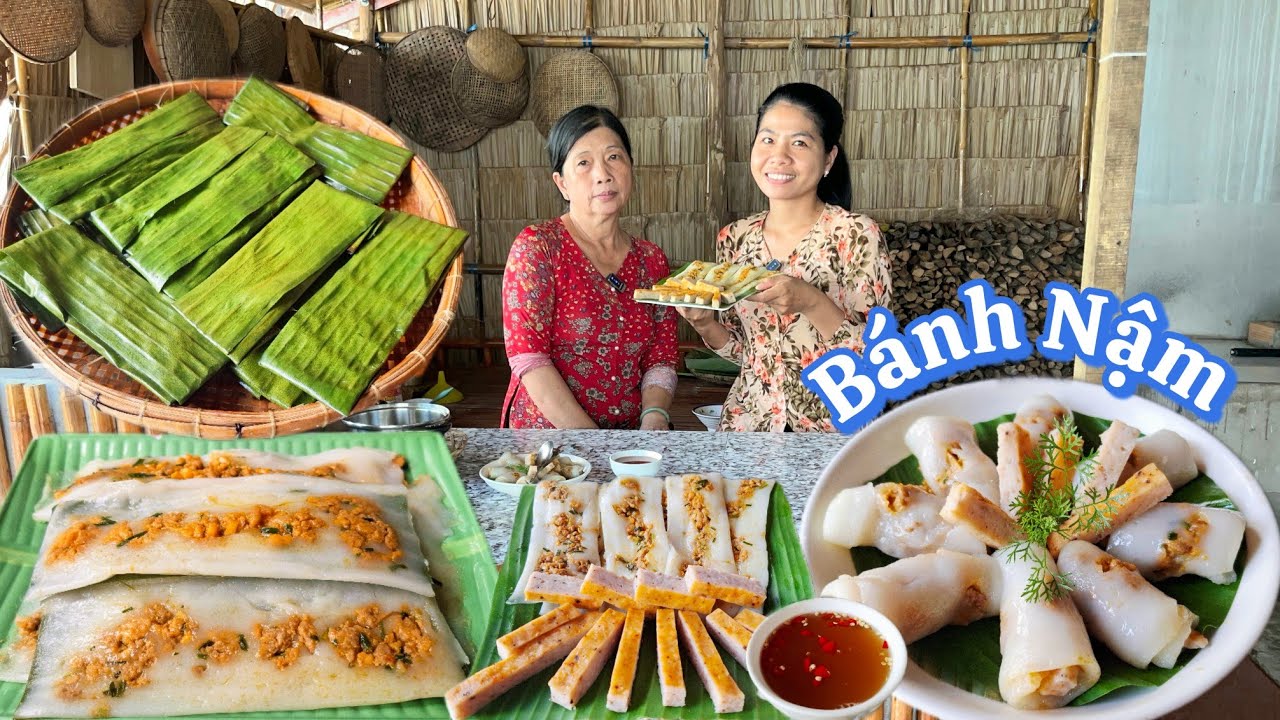 BÁNH NẬM CHẢ TÔM ăn cùng nước mắm đặc biệt tròn vị món ngon xứ Huế 