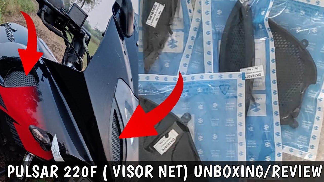 PULSAR 220F FAIRING VISOR NET UNBOXING/REVIEW......