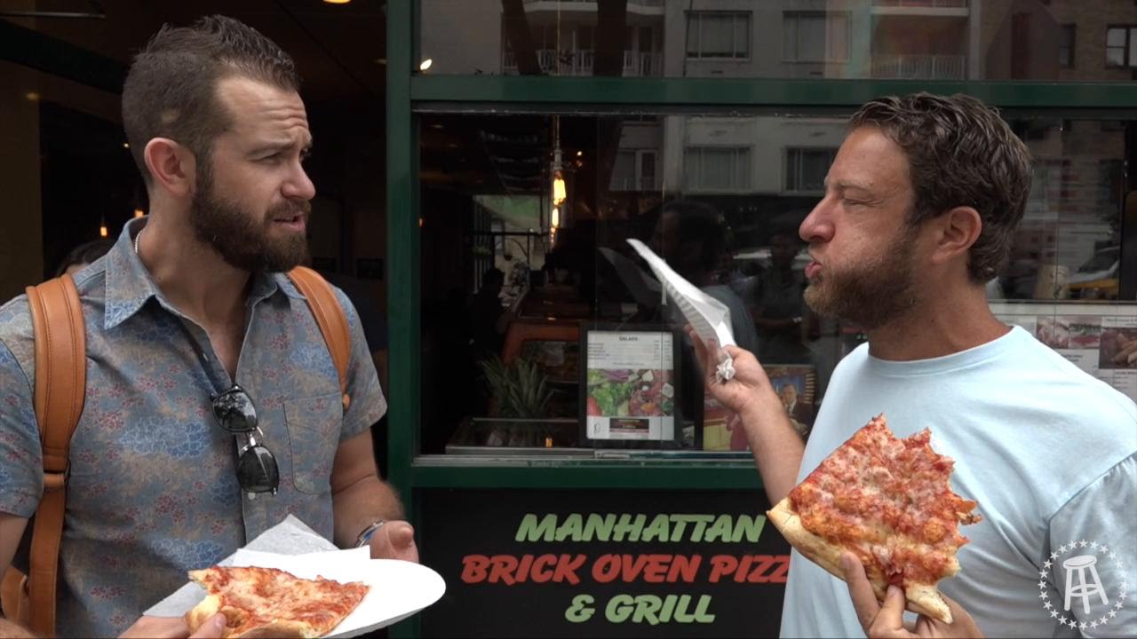 Barstool Pizza Review - Manhattan Brick Oven Pizza With Special Guest Evan Longoria