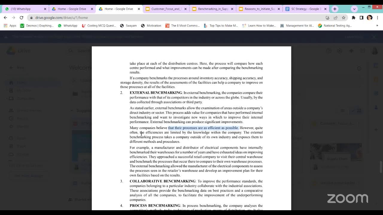 DOM-1 : Supply Chain Management