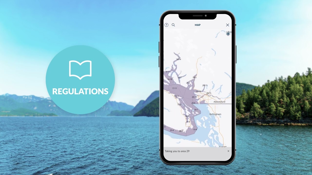 Fishing Regulations Introduction, FishingBC App