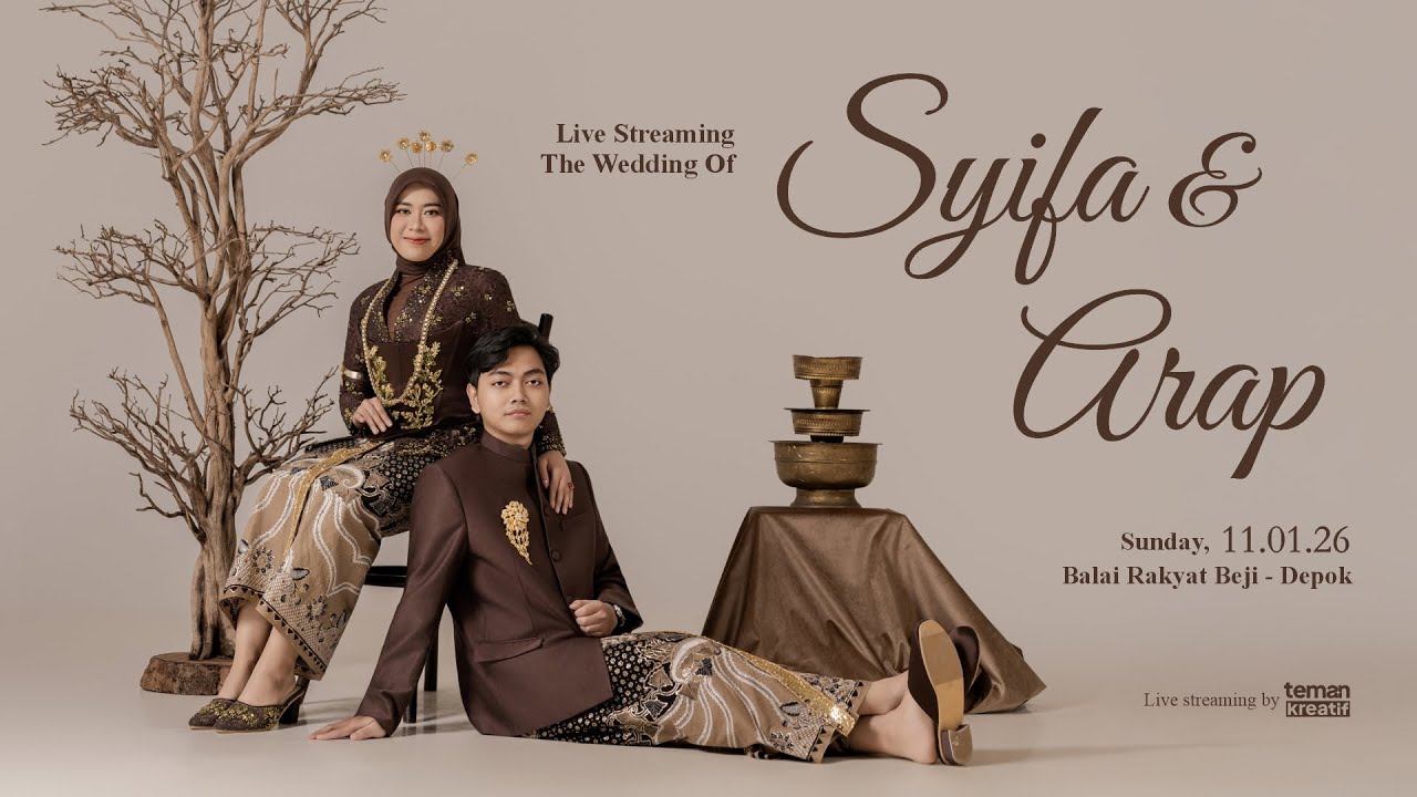 Live Streaming Wedding Syifa & Arap - Live Stream from Balai Rakyat Beji, Depok