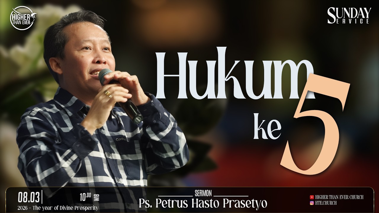 Ibadah Siang bersama Ps. Hasto Prasetyo : 