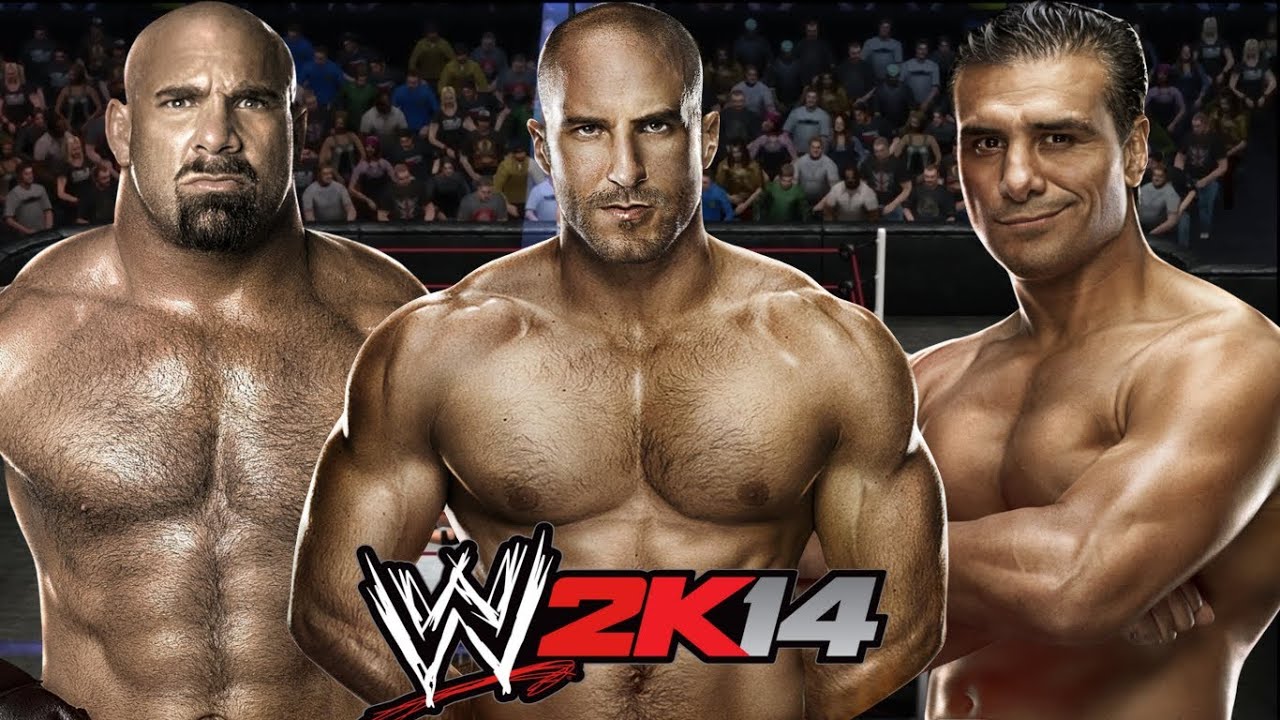 WWE 2K14 - Alberto Del Rio vs Goldberg vs Antonio Cesaro Triple Threat TLC Match (Online)