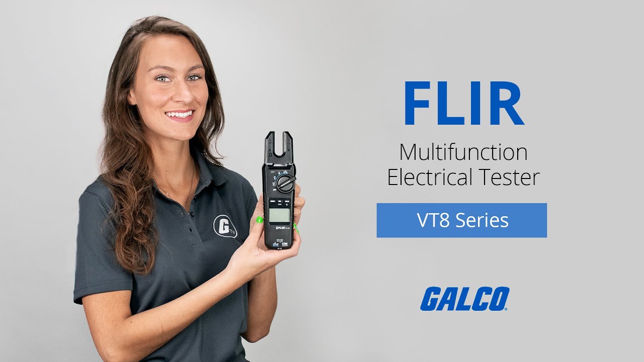 FLIR's VT8 Series Multifunction Electrical Testers