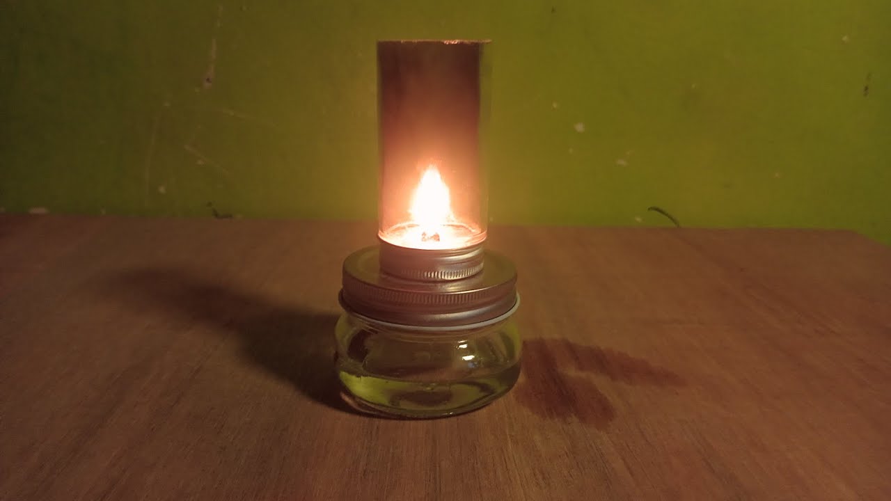 LAMPU MINYAK DARI BOTOL BEKAS