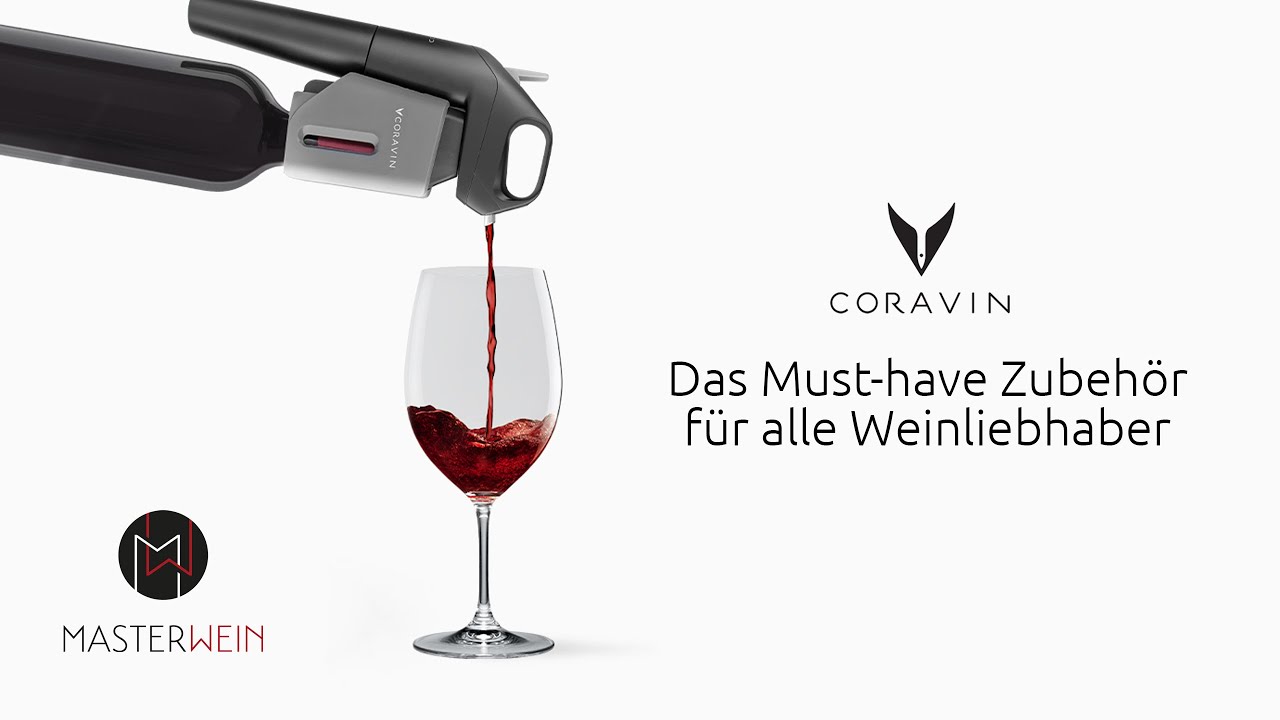 Das MUST-have Zubehör für alle Weinliebhaber! CORAVIN jetzt bei MASTERWEIN erhältlich