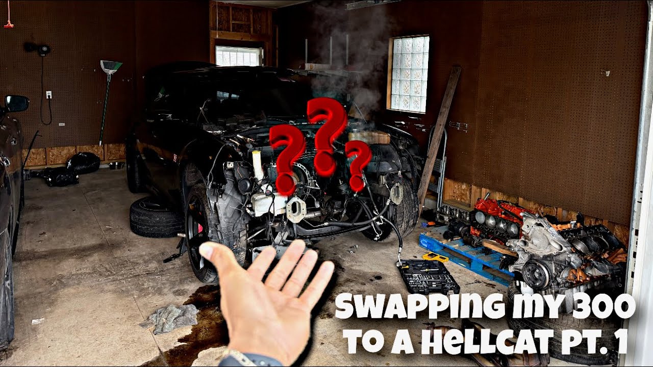Swapping my 300 to a hellcat part 1 ⌛️