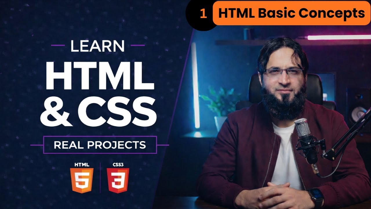 HTML Basic Concepts #htmlcssfullcourse