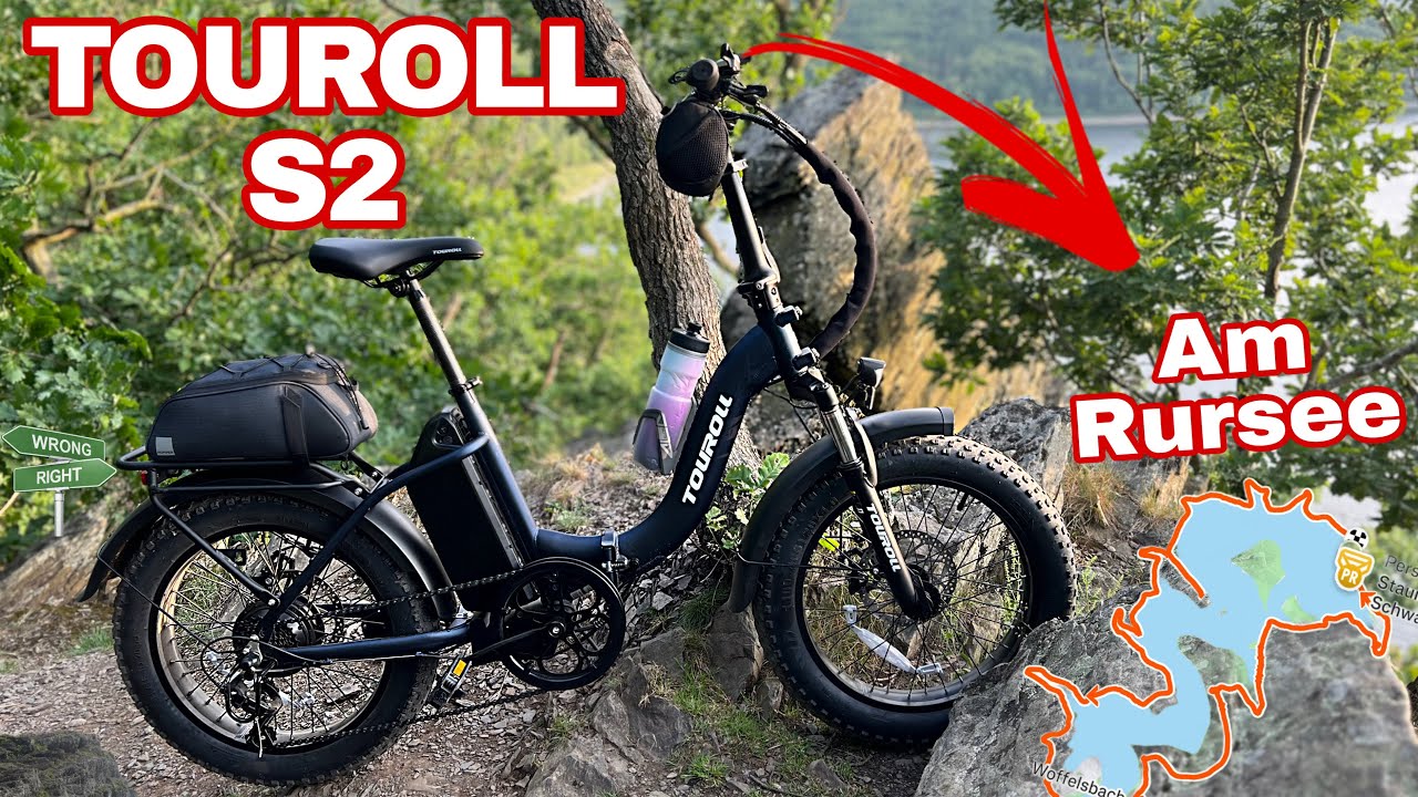 Touroll S2⚡mit dem 20 Zoll Fatbike Ebike Pedelec Klapprad um den Rursee🌊🏁