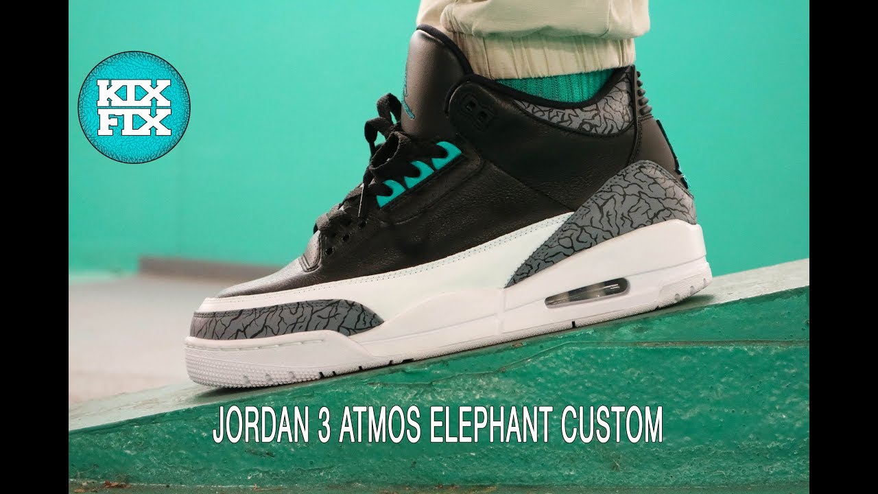 JORDAN 3 NIKE AIR MAX 1 ATMOS ELEPHANT CUSTOM #5 KIXFIX