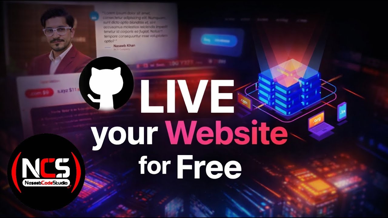 How to LIVE Your Website for FREE Using GitHub (Beginner Step-by-Step)