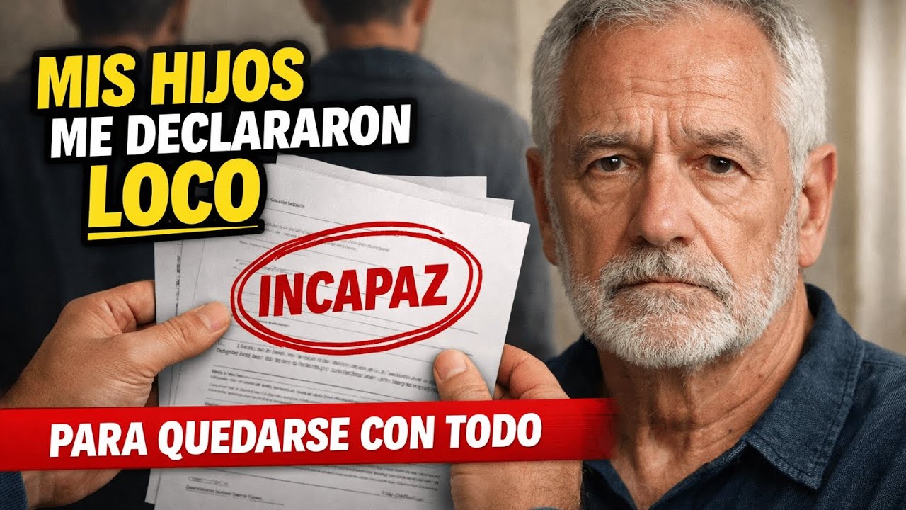 Mis hijos me declararon LOCO para robarme TODO, pero el destino les dio una lección cruel