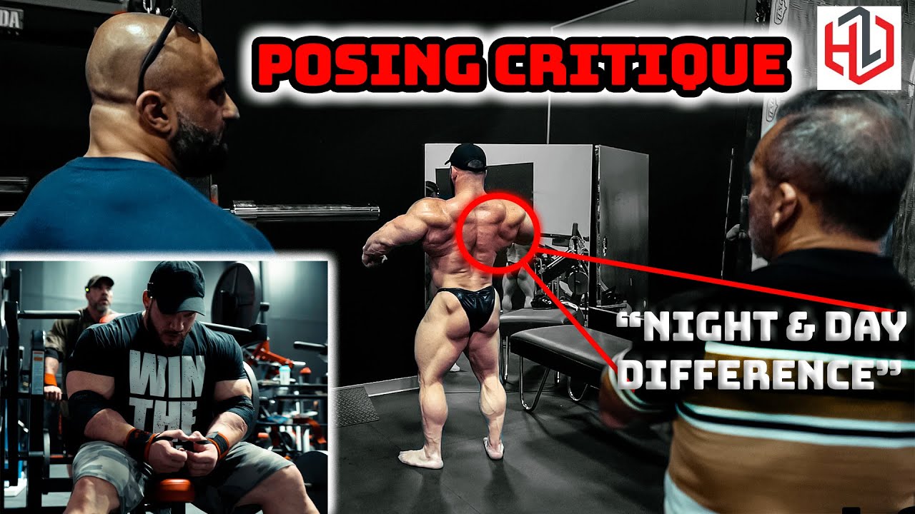 PUSH WORKOUT - Under 6 Weeks Out | Posing Critique ft. Fouad Abiad