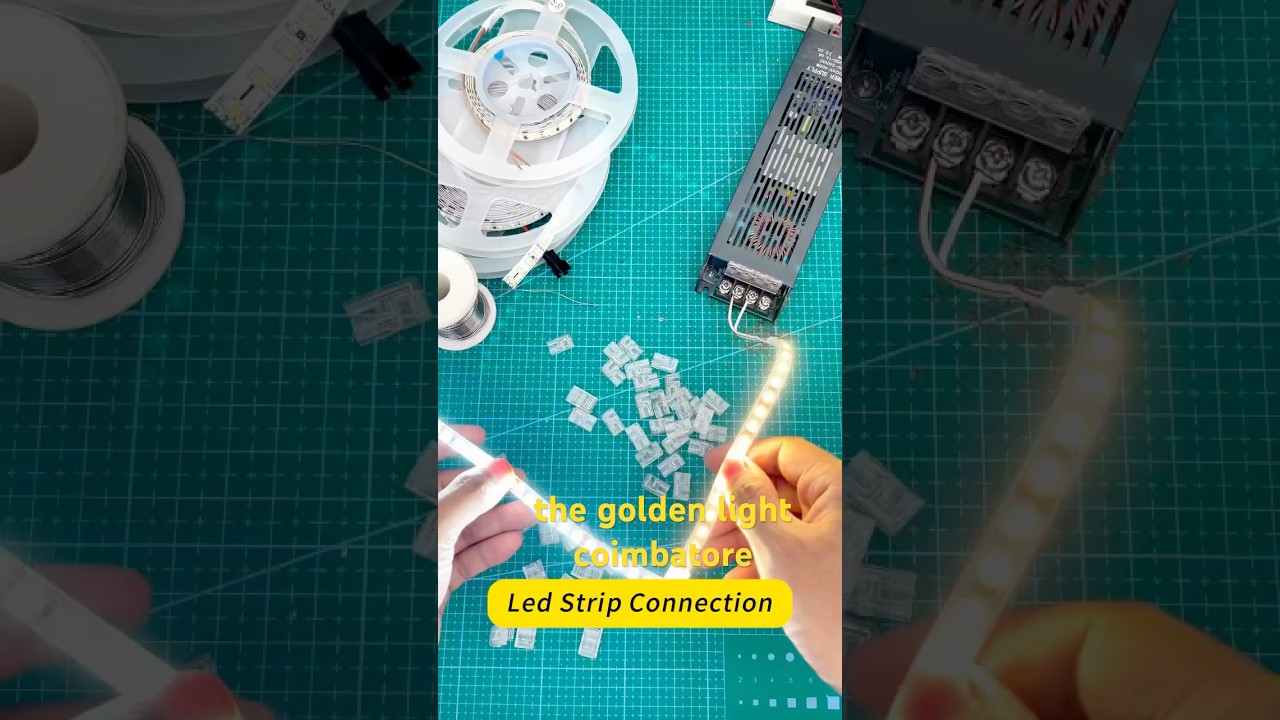 Led strip light connector ( L ) (+) (i) all type of connector available 