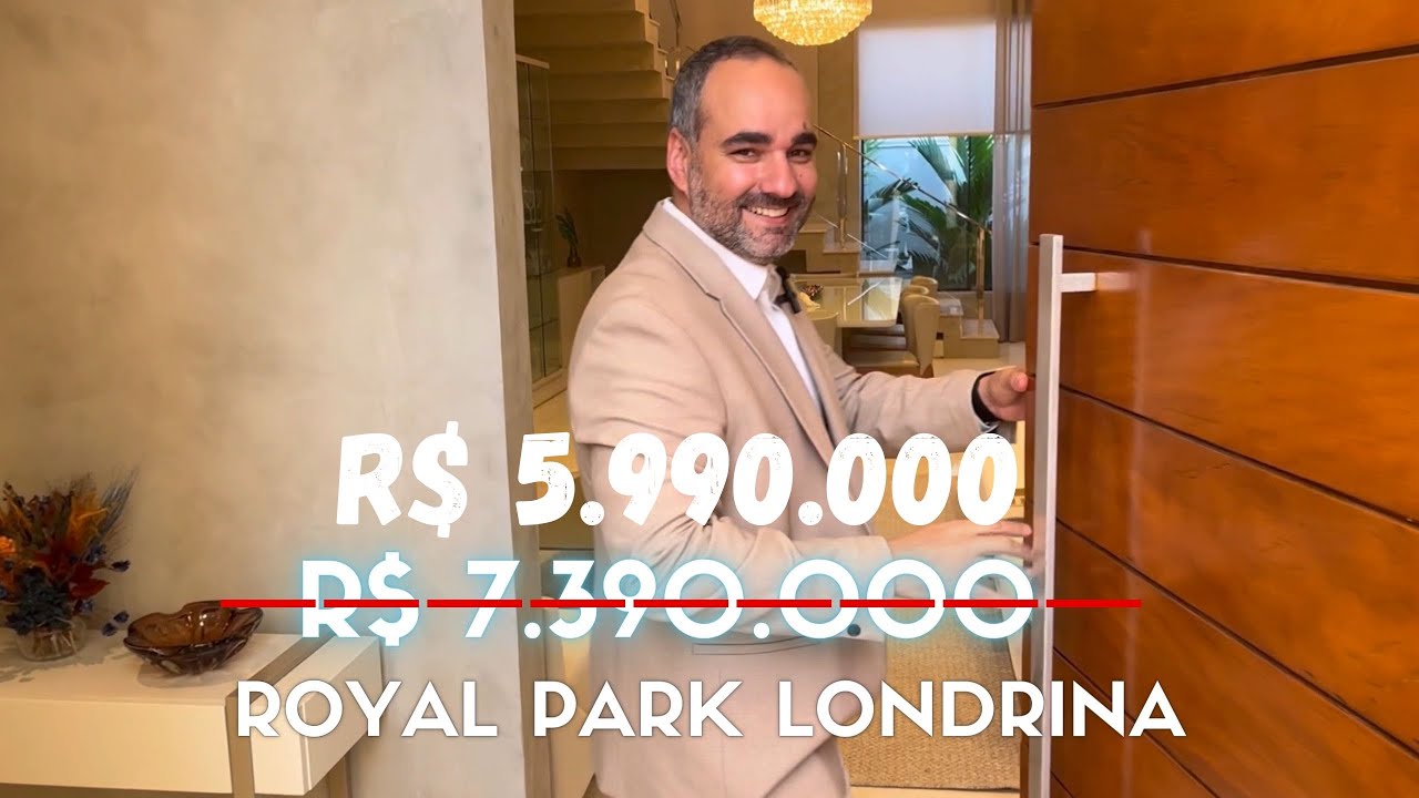 [VENDIDO] Belíssima casa no condomínio Royal Park em Londrina, baixou o preço! | Maurilio Bolonhesi