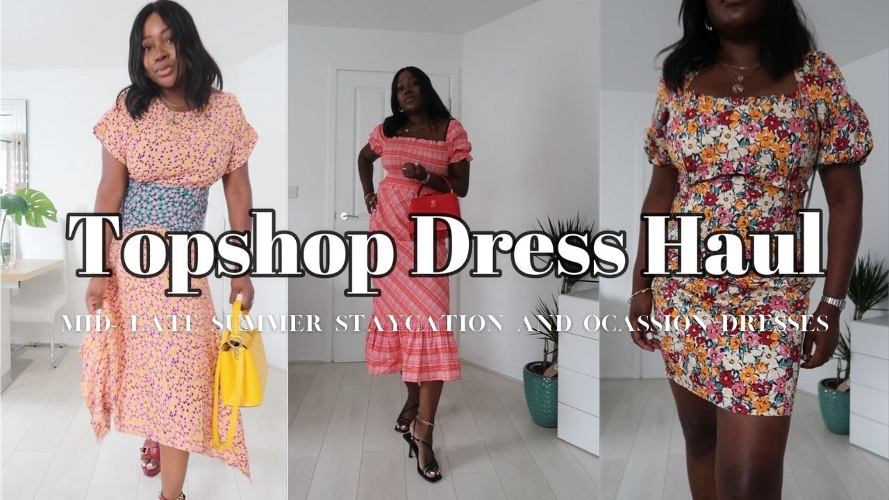 TOPSHOP HAUL + TRY ON SUMMER 2020 | TOPSHOP SUMMER DRESSES ON SALE NOW | MUM A PORTER AYESHA