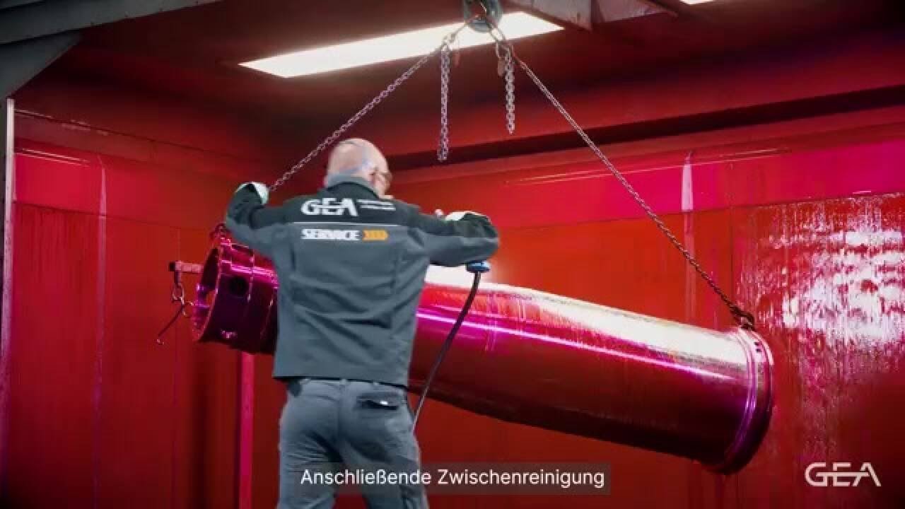 GEA Dekanter – Internationales Reparatur-Netzwerk
