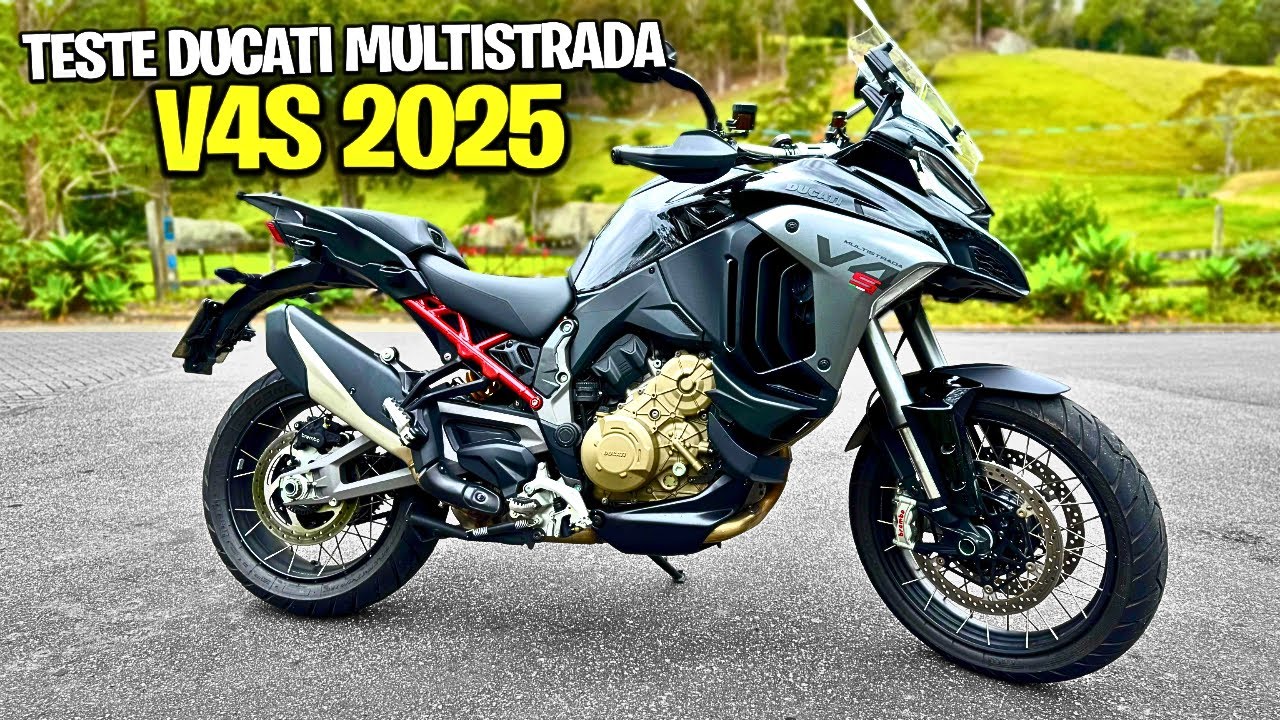 TESTE NOVA DUCATI MULTISTRADA V4S 2025 - CONFORTO, PERFORMANCE E MUITA TECNOLOGIA EMBARCADA