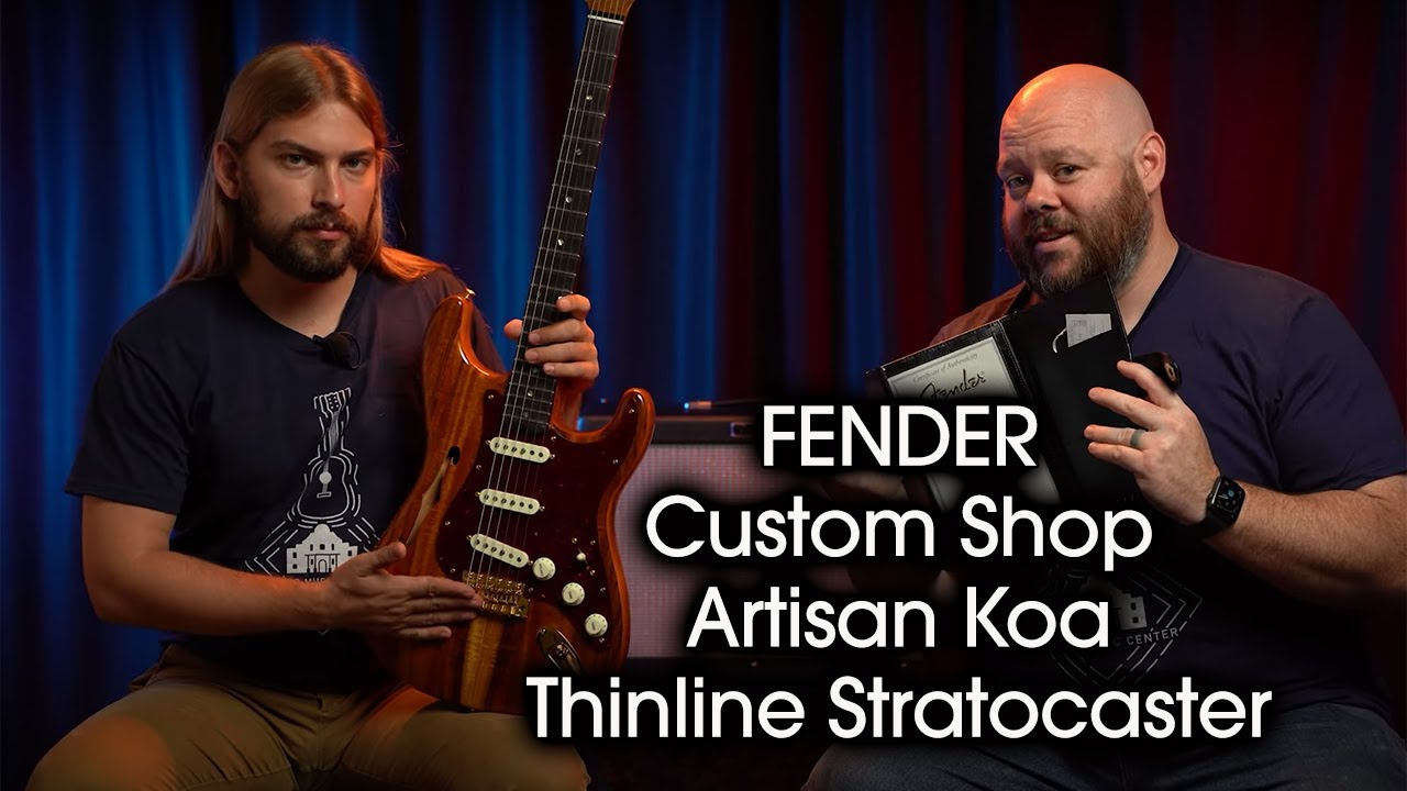 Fender Custom Shop Artisan Koa Thinline Stratocaster