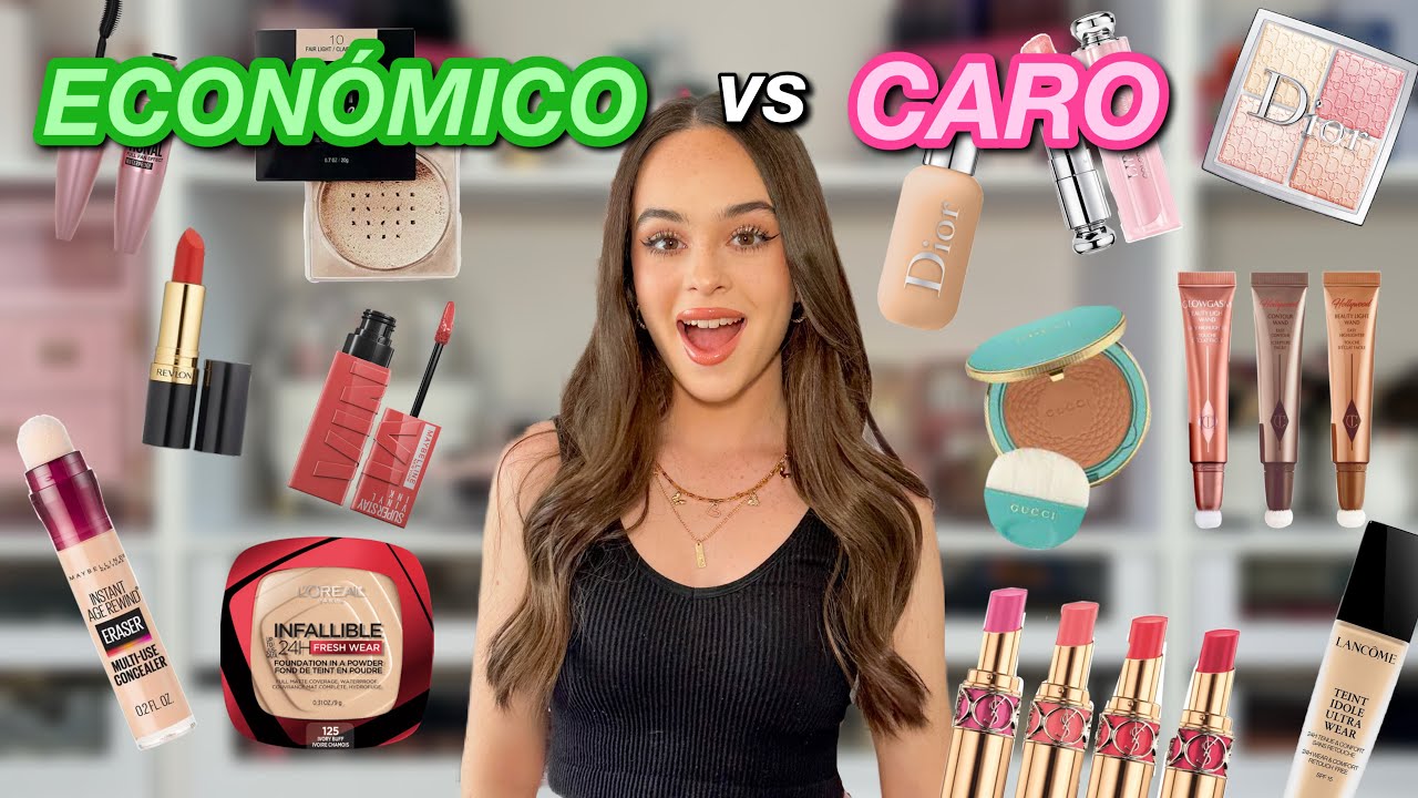MAQUILLAJE ECONOMICO VS CARO 💵💰 | ¿El precio importa?