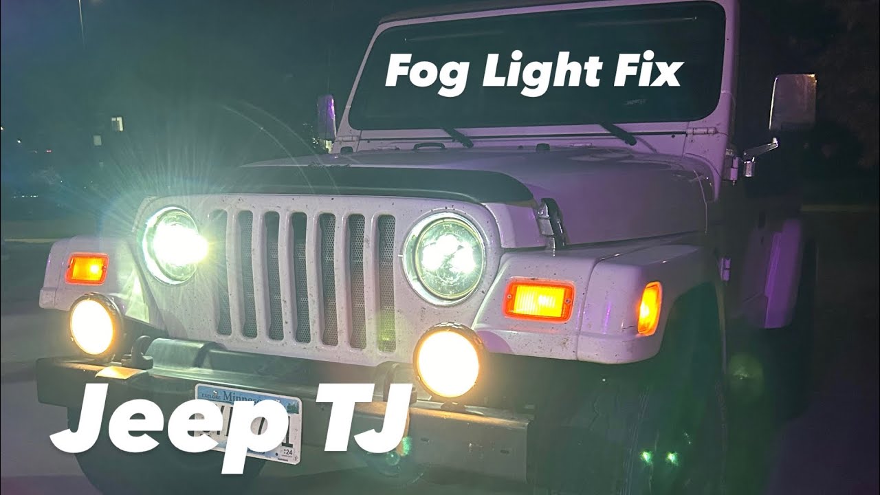 Jeep Wrangler TJ Fog Light Fix