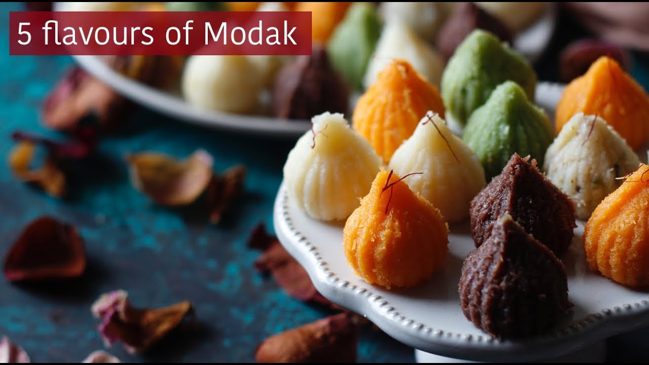 5 types of flavour modak recipe - Easy and Instand Modak Recipe - Easy modak recipe