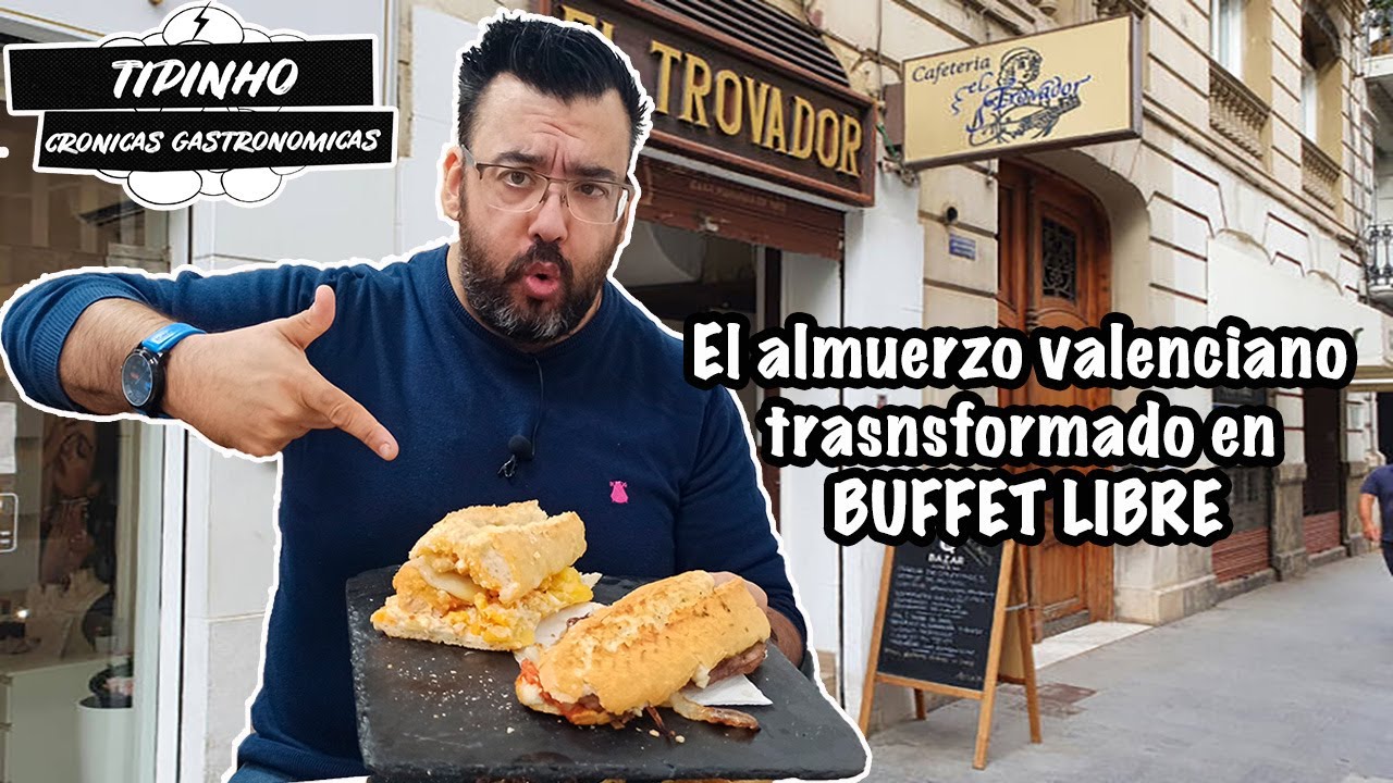 Almorzamos en el Rte. El Trovador, el almuerzo valenciano transformado en un buffet libre de locos.