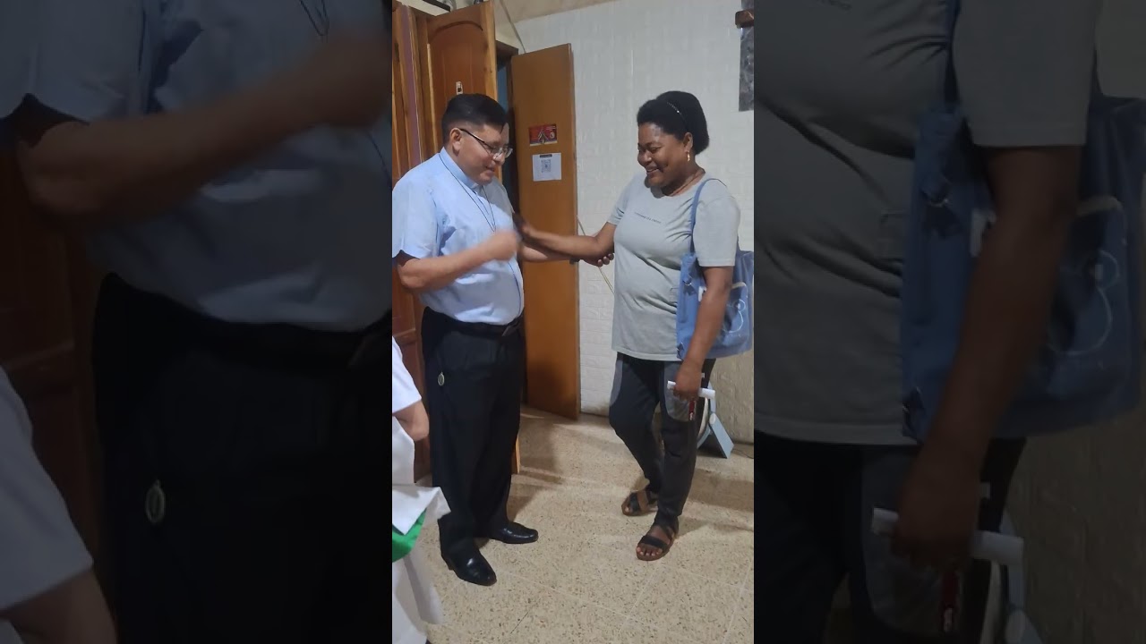 Palabras y reacciones  de   #monaguillos y #Feligreses #parroquiasandanielcomboni 