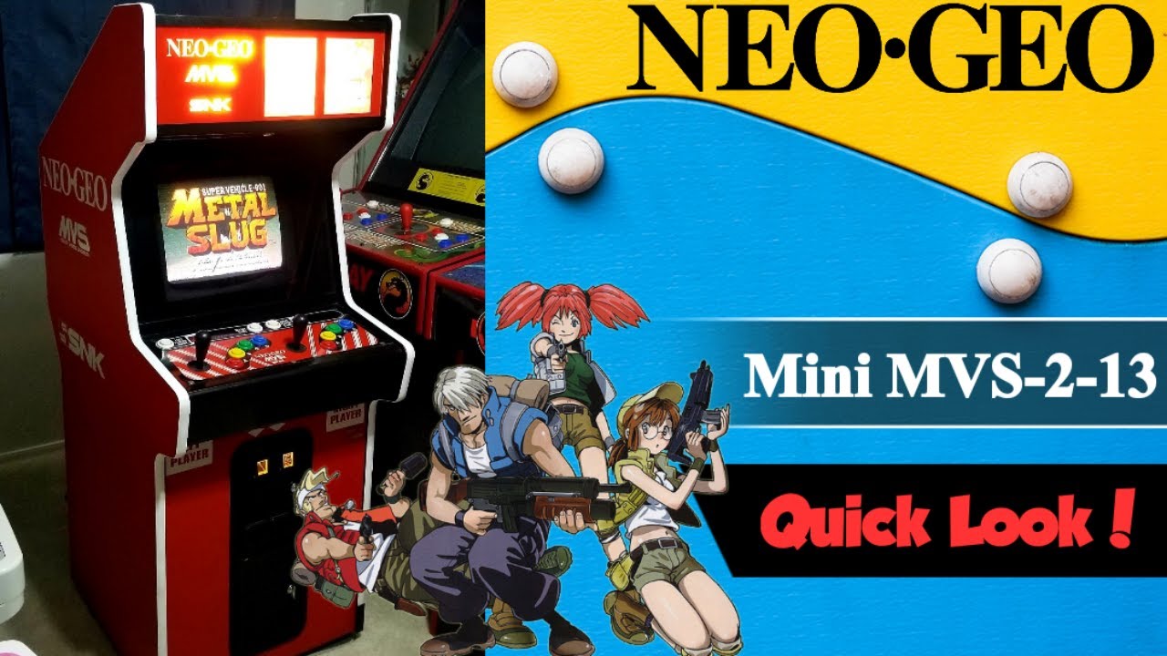 4 ft Tall SNK NEO GEO Mini MVS-2-13 | Arcade | Quick Look