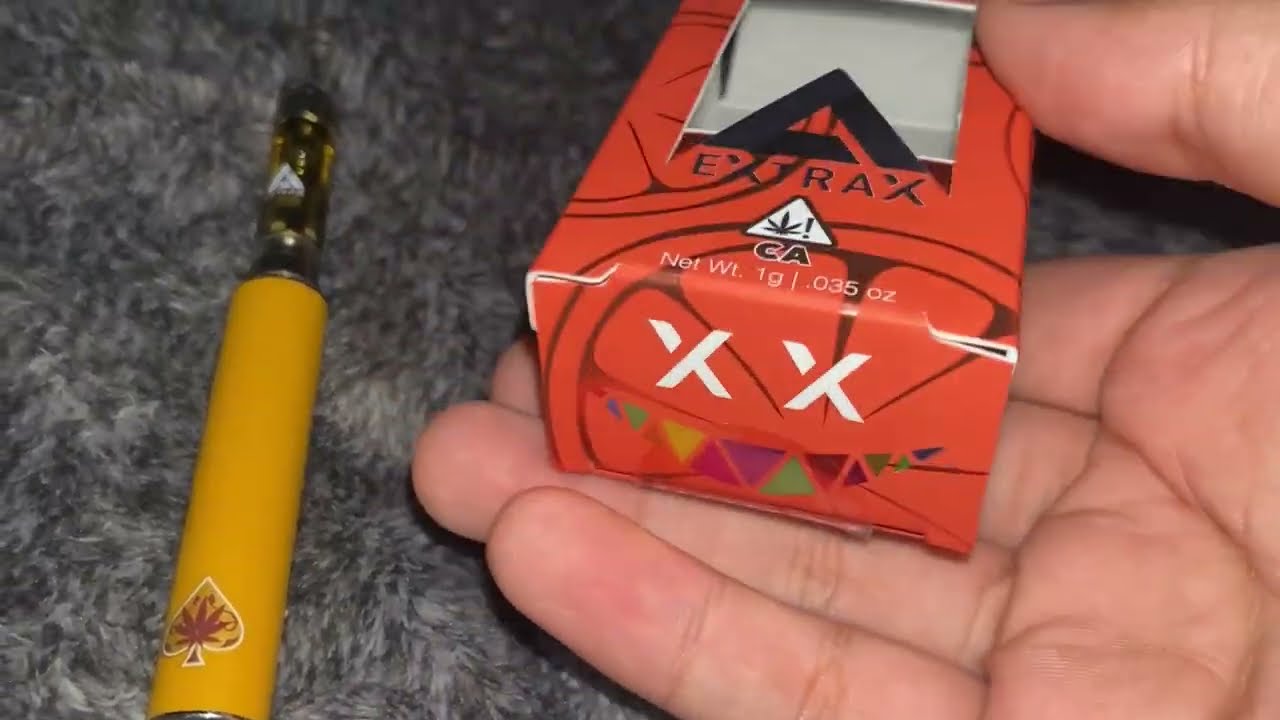 Extrax Orange Runtz Enriched Live Resin Cartridge Review | A Flavorful Hybrid Experience
