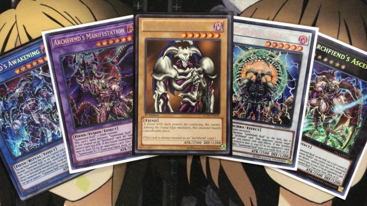 My Summoned Skull Yugioh Deck Profile for August 2019