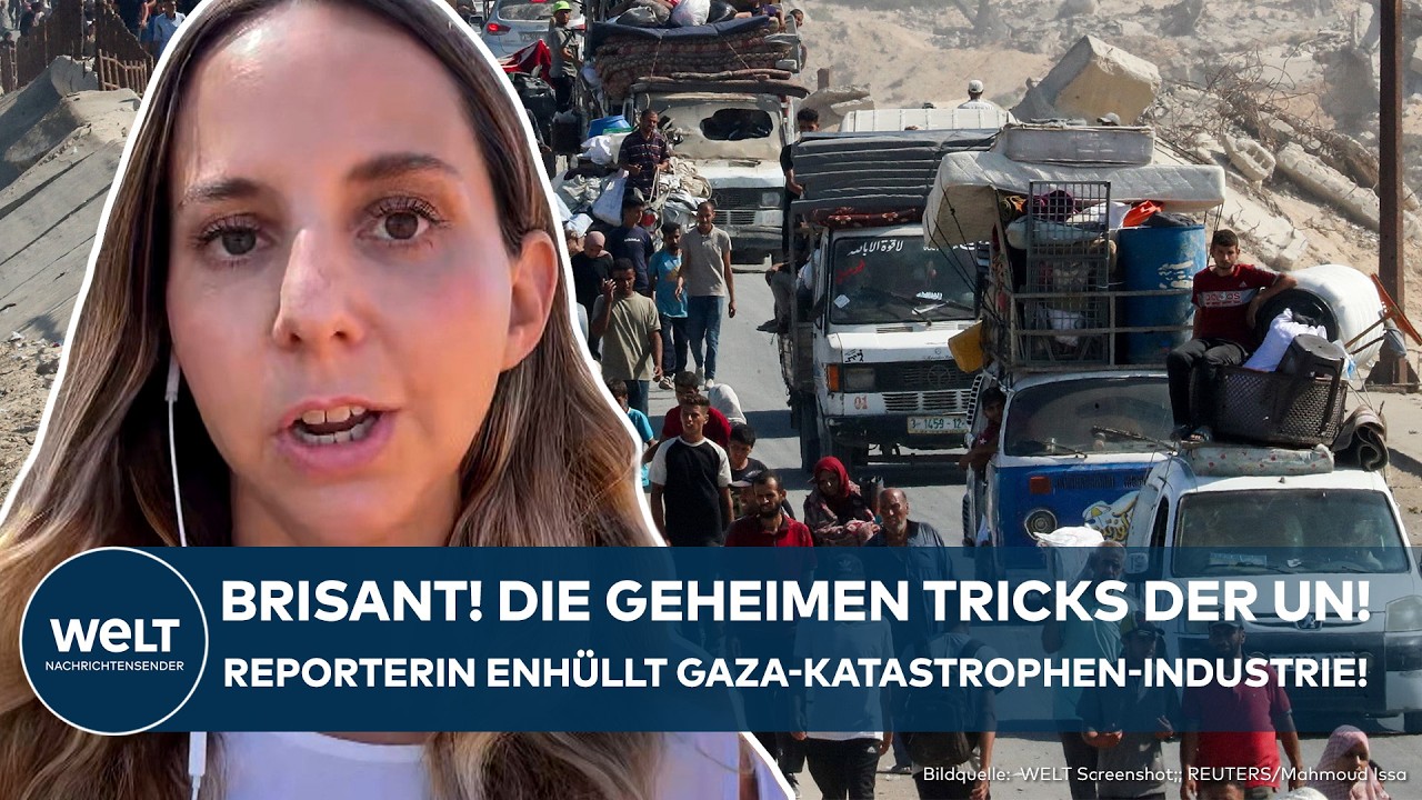 ISRAEL: Brisant! Die Tricks der UN! Reporterin entlarvt die Industrie mit den Gaza-Bildern