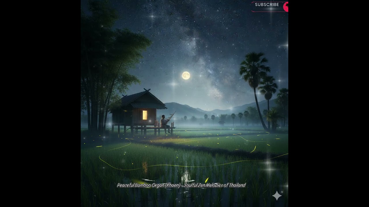 ​Peaceful Bamboo Organ (Khaen) - Soulful Zen Melodies of Thailand | เสียงแคนบรรเลงเหงาๆ ผ่อนคลาย