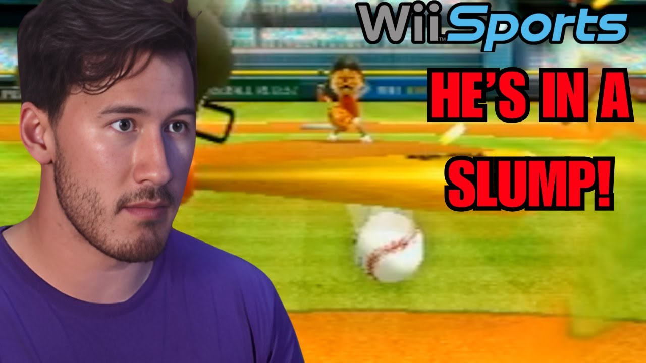 MARKIPLIER IS SLUMPING ON Wii SPORTS BASEBALL