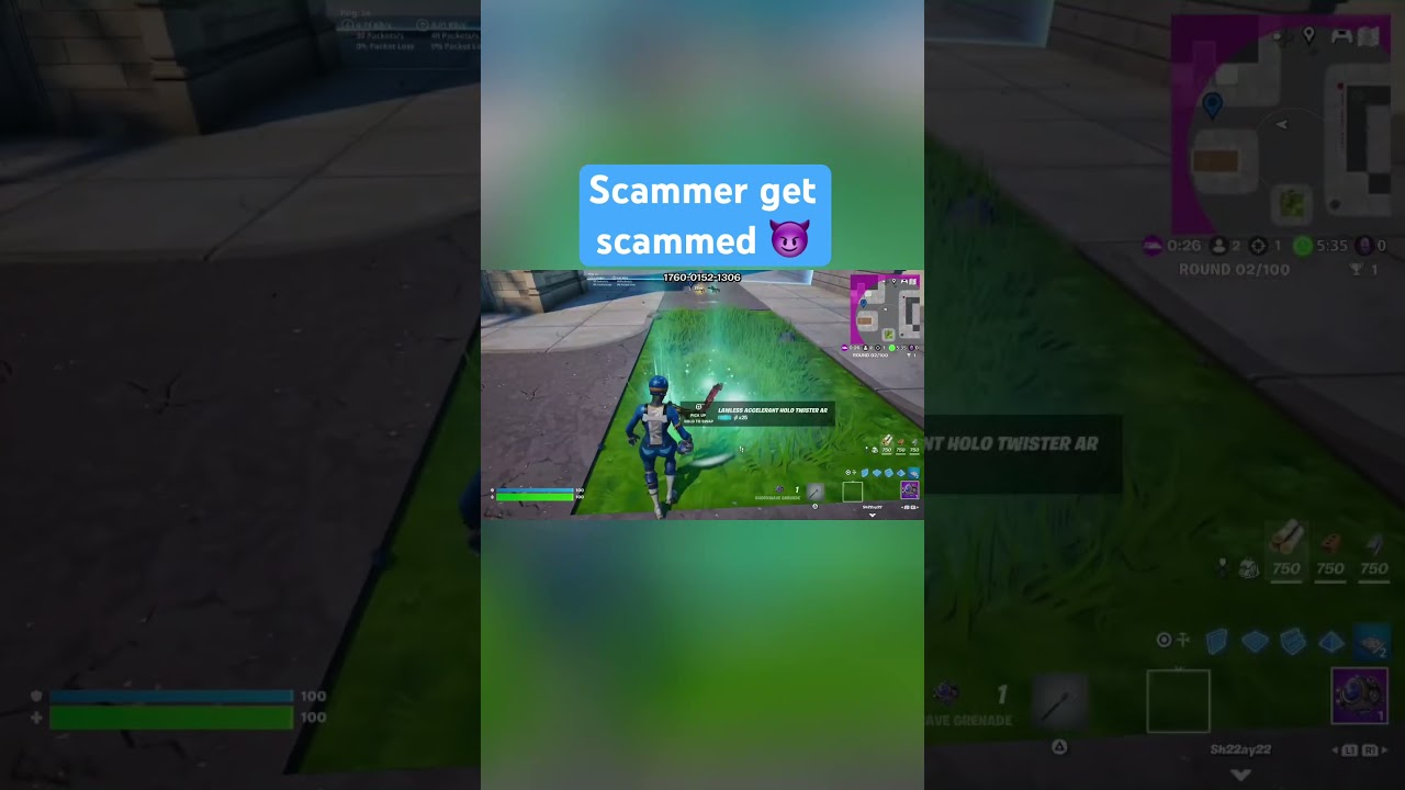 Scammer get scammed #fortnite #fortniteclips #shorts #new #trending