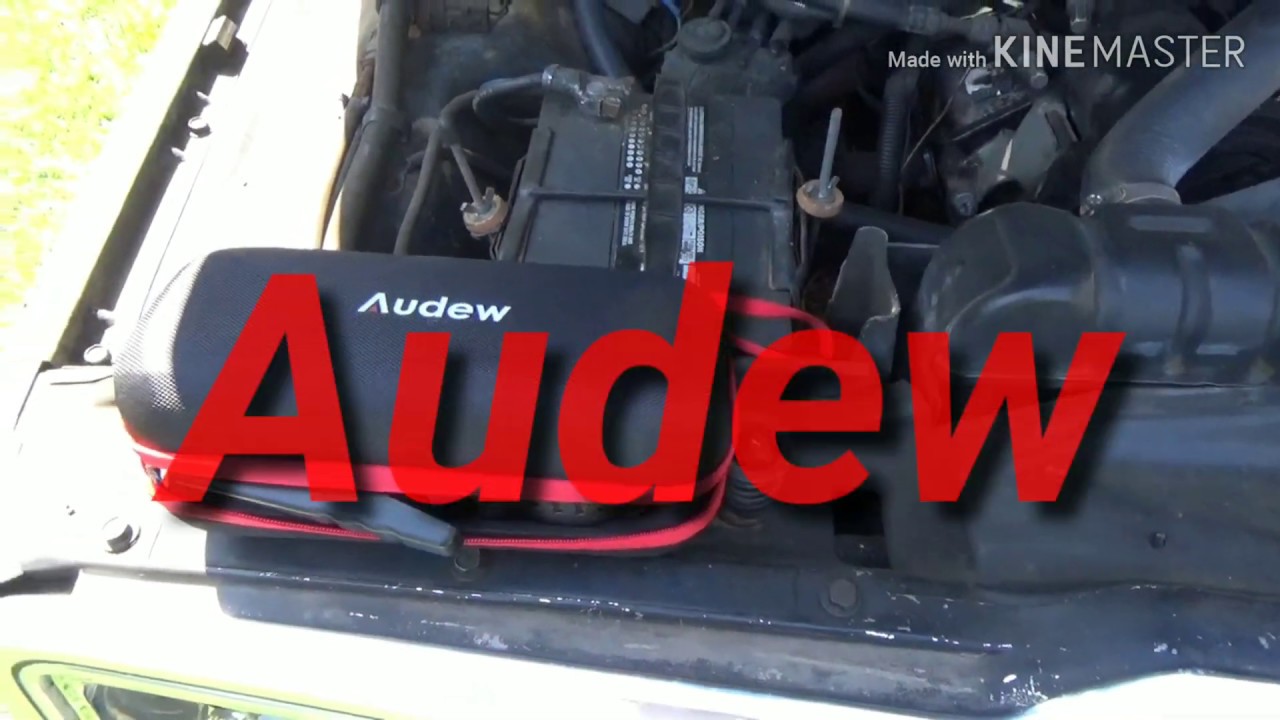 Audew Jump starter v8 (starts backhoe)