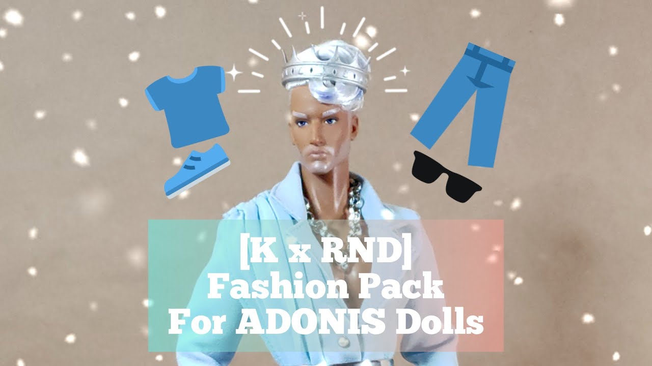 UNBOXING ADONIS Doll Fashion Pack Blue Ice from [K x RND]