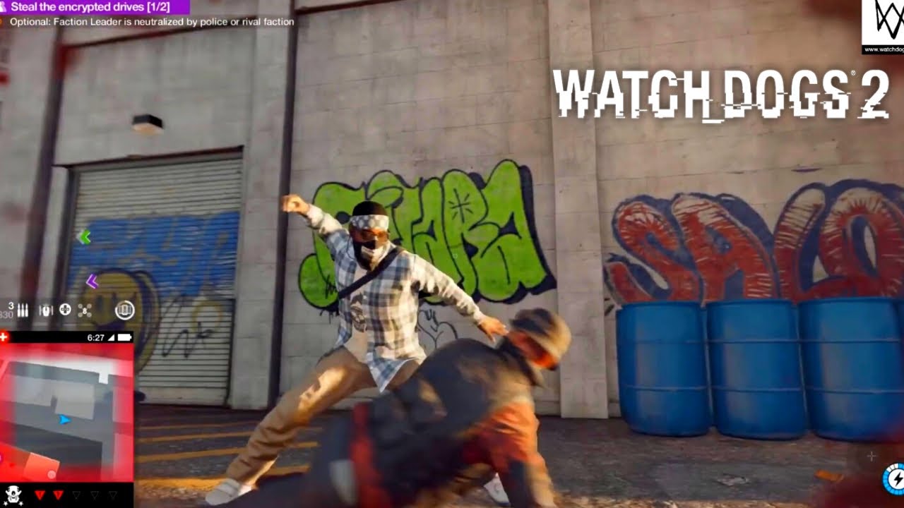 Watch Dogs 2 Epic Co-op Stealth Kills & Takedowns #3