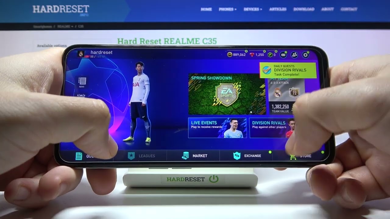 Realme C35 - Fifa Mobile 2022 | $190 Phone Gaming Test 💰 | Cheap  device for Games?!