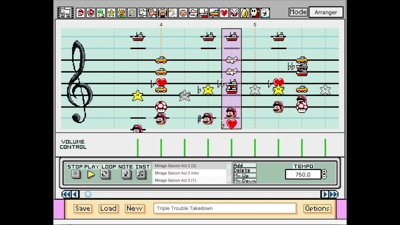 Mario Paint | Mirage Saloon Zone Act 2 - Sonic Mania