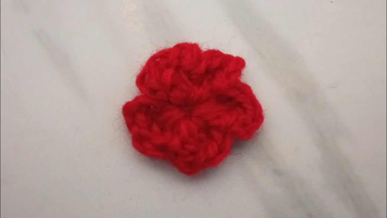 Easy Crochet Flower 🌸 | Wool Flower Making Full Tutorial | Beginner Friendly handmade Crochet Flower