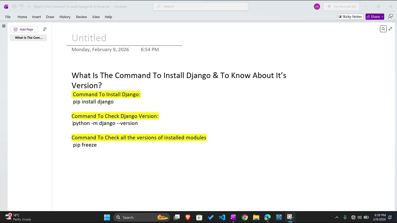 How to Install Django & Check Django Version | Beginner Tutorial