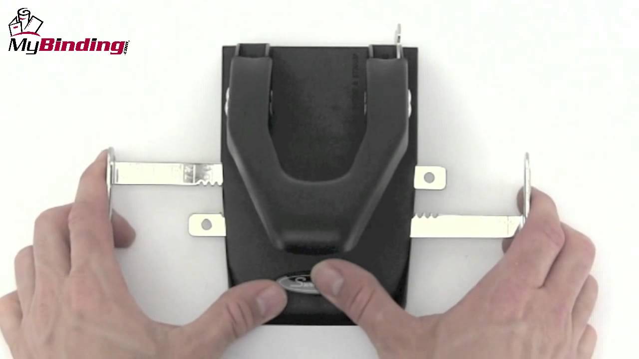 Swingline 74200 Automatic Centering 2 Hole Punch Demo